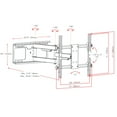 thumbnail image 5 of CorLiving MPM-801-A Full-Motion H-frame Wall Mount for 32" - 70" TVs, 5 of 5