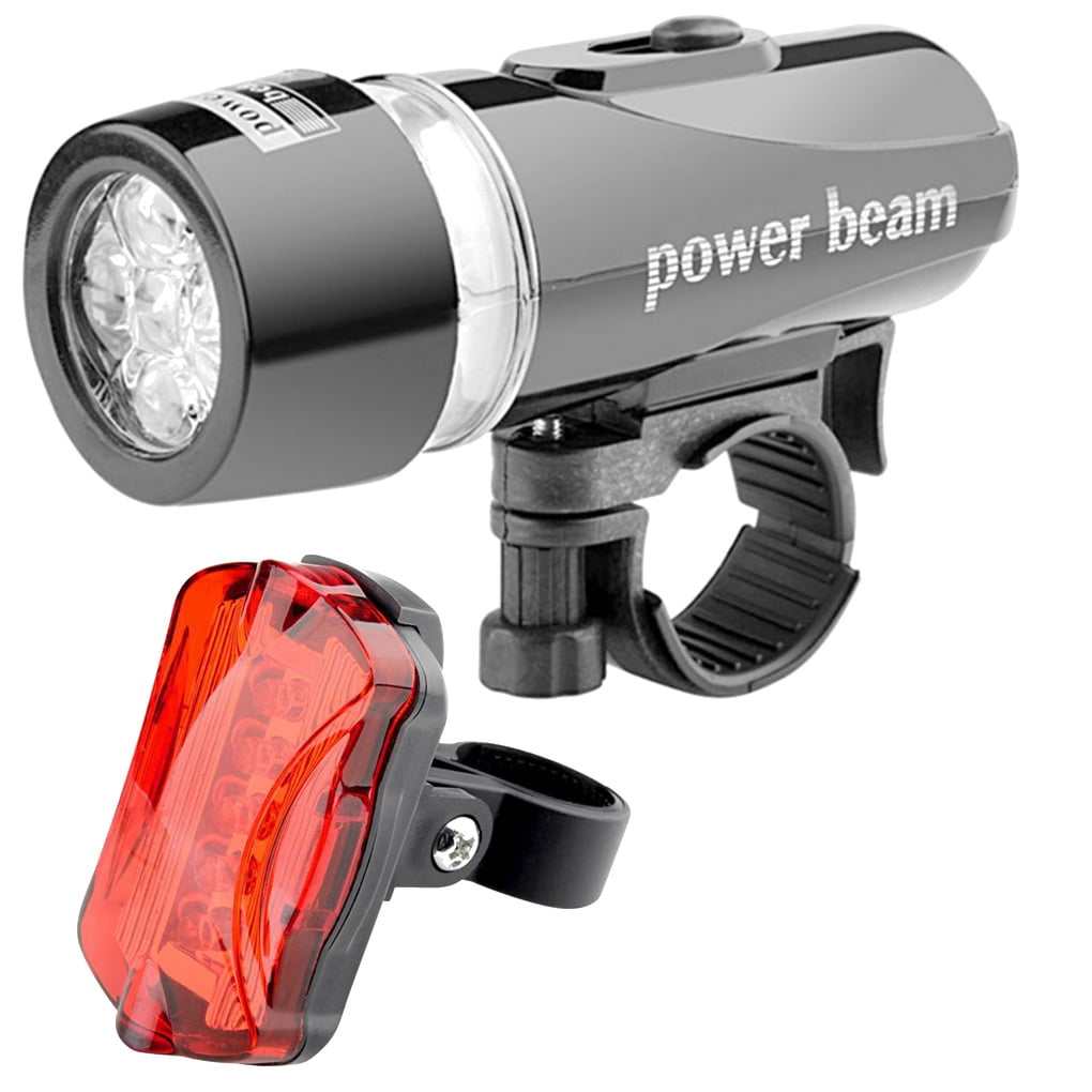 Safety Head Light Charging Taillight Handlebar Front Bicycle Lamp LED Flashlight 