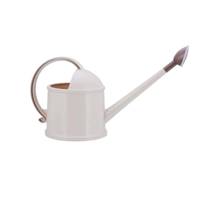 Yuarrent Regadera de gran capacidad de 3,5 l para plantas, flores, hierbas, jardín, botella con pulverizador, tetera para plantar, hogar, Jardín y Patio Beige
