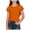 Orange, variant on CMSHTD Shirts for Girls Short Sleeve Summer, Toddler Girls Children T-Shirts Cotton Tees Tops Cute Soft, Purple 13-14 Years