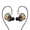 Black, variant on Premium Build 3.5mm In Ear Headphones With Interchangeable Cable And Noise Isolating Silicone Ear Tip Ergonomic Design