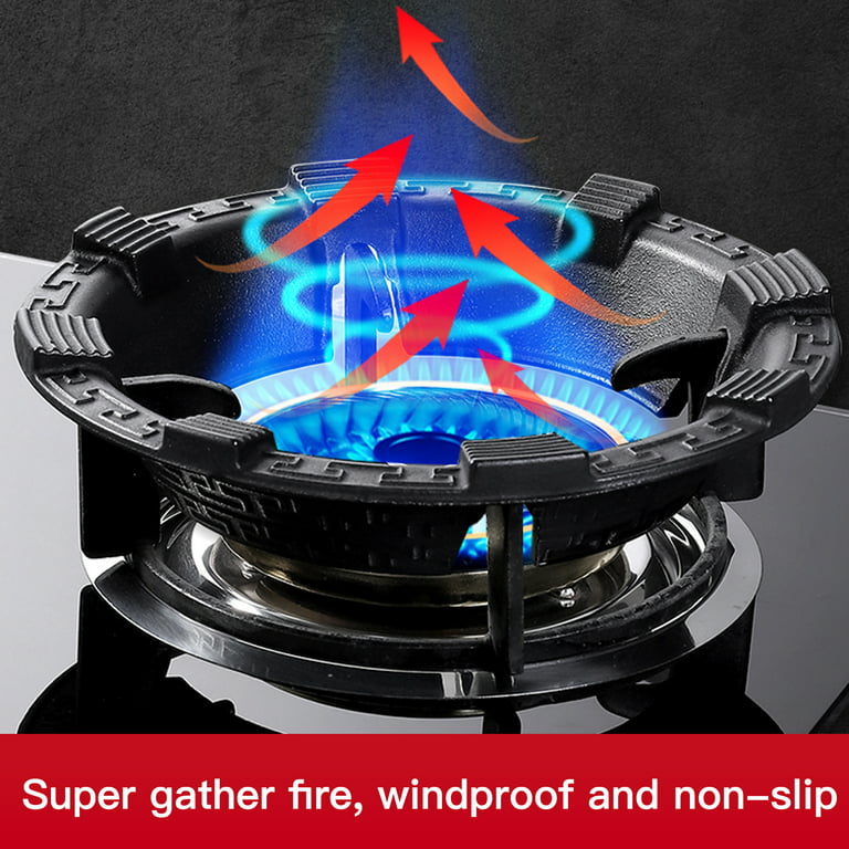 Reyhoar Non Slip Gas Ring Reducer, Burner Grate for Butter Warmer/Small  Saucepan, Cast Iron Wok Support Ring- Compatible with Most Gas Stove Range
