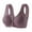 B191 Purple Clearance Bras under $5, variant on Bras Under $5! Cagogo Front Closure Bras for Women No Underwire Full Coverage Push Up Wireless Plus Size Bras Supportive Comfy Everyday Bras Brasier Sin Varillas Para Mujer