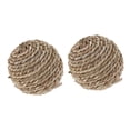 thumbnail image 4 of Bola tejida de paja de ratán resistente a las mordeduras de animales pequeños Yuyangstore Juguetes para masticar bolas tejidos a mano, 4 of 7