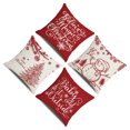 thumbnail image 1 of Ounissouiy 4 piezas funda de almohada de Navidad fiesta boda oficina sala de estar decoración funda de almohada funda de cojín para niños Kits de decoración para fiestas, 1 of 6