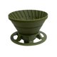 thumbnail image 1 of Filtro de goteo de café de silicona, ligero, cono de goteo, plegable. verde, 1 of 9