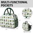 thumbnail image 6 of Reusable Avocado Lnsulated Lunch Bag for Women & Men-Leakproof Water-Resistant Cooler Tote,Large Capacity(10.6x8.7x6.3in)for Work,Office,Travel,Picnic,Beach., 6 of 7
