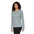 thumbnail image 2 of Reebok Women's and Women's Plus Legacy Core Knit Performance Long Sleeve T-Shirt, Sizes XS-4X, 2 of 6