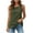 Army Green, variant on Women's Summer Sleeveless Tank Top Casual Crewneck Button Side Split Tunic Top Shirt,Purple Women's S-XXL