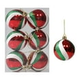 thumbnail image 2 of Clearance! 6PCS Christmas Tree Ball Bauble Hanging Home Party Ornament Decor 6CM, 2 of 4