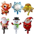 thumbnail image 4 of 10 mini globos de papel de aluminio para Navidad, Papá Noel, árbol de Navidad, hombre de jengibre, suministros de decoración para fiestas de Año Nuevo 2024, 4 of 5
