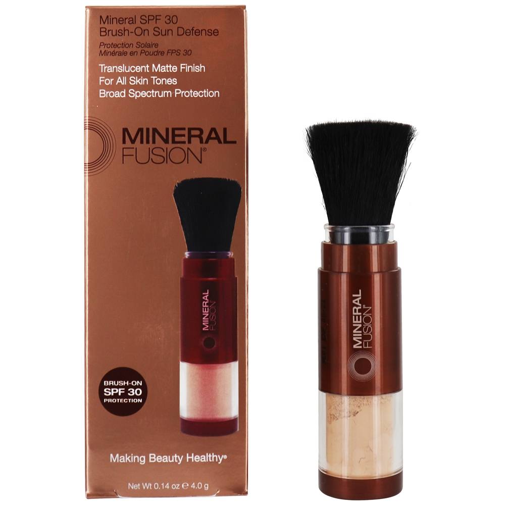 mineral fusion brush on sun defense review