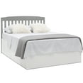 Delta Children Mason 6in1 Convertible Crib and Changer, Gray