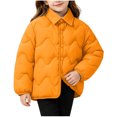 thumbnail image 3 of Abtuhar Children Fall Winter Hooded Casual Outerwear and Jackets Winter Reversible Lapel Padded Coat for 1‑15 Years, 3 of 5