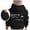 Black, variant on Girls Long Sleeve Hooded Sweatshirt, Soft Graphic Pullover Top for Kids, Cute Casual Wear, Thick Comfortable Fabric