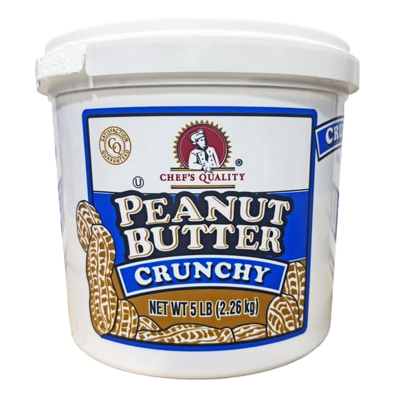 Chef's Quality Crunchy Peanut Butter | Kosher | 5 lb.