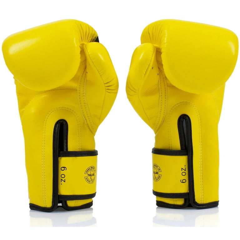 Fairtex Microfibre Boxing Gloves Muay Thai Boxing - BGV14 (Yellow