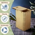 thumbnail image 2 of BambooMN Tea Bag Organizer With Lid - Tea Bag Tea Leaves Holder for Kitchen Organizers and Storage - Multi-Functional Kitchen Organizer, Home Organizer, 3 Pieces, 2 of 5