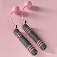 thumbnail image 2 of Reayehane Ropeless Mode Adjustable Cordless For Exercise Fitness Aerobic Exercise Speed Training For Men Women Kids (Pink ), 2 of 5