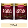 (2 pack) Bridgford Real Pepperoni Snack Sticks, 6 oz (8 Count Multipack) – Premium Brand, Resealable Bag