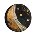 thumbnail image 1 of Balery Abstract Gold Floral Galaxy Cubiertas para Neumáticos - Protector Resistente para Neumáticos de Camioneta, SUV, Remolque, Camper y RV-16 inch, 1 of 6