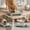 104#Beige, variant on Double Bowl Pet Feeder 350ml Each Stays in Place for Cats and Small Dogs, Tilted Height Neck Care Removable Bowls, Stable Easy Clean Daily Feeding Station Indoor Gift