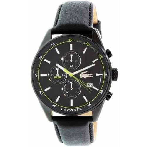 lacoste leather watch