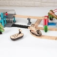 thumbnail image 3 of Electric Remote Trains Toy for Wooden Track, Remote Control & Motorized Train with 4 Sound and Light Effects, Motorised Battery Trains, Trains Set, 3 of 8