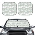 thumbnail image 2 of Vsdgher White Birds Print Car Windshield Sun Shade, Reflective Sunshade Window Sunshade Sun Visor Protector Fit for Cars,Trucks,SUVs-Small, 2 of 6