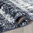 thumbnail image 5 of Well Woven Celeste Sintra Modern Shag Geometric Blue Thick 2'3" x 7'3" Runner Rug, 5 of 7