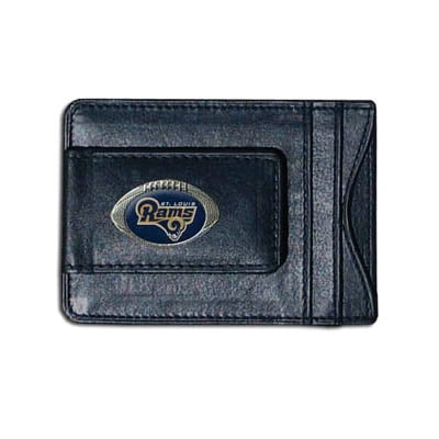 Nfl Rams Leather Money Clip Man Gift For Dad Mens For (Best Ram For The Money)