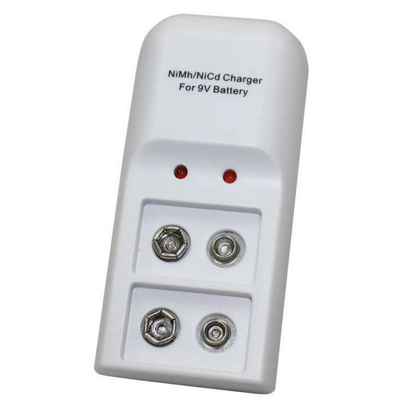 9V Battery Charger, 2 Bay, 9 volt - 1 ea