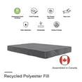 thumbnail image 1 of DHP Caden 8 Inch Poly Filled Futon Mattress, Full Size, 1 of 7