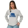 thumbnail image 4 of California Bear Distressed CA Flag Long Sleeve TShirt Men Women Brisco Brands X, 4 of 6