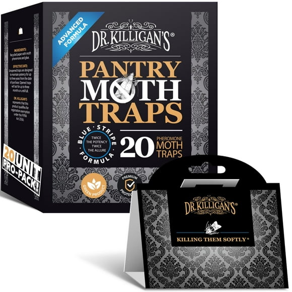 Pantry Moth Traps Dr. Killigan's Premium Double Potent (paquete de 20)