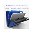 thumbnail image 7 of Magnetic Case for iPad Mini 6 8.3 Inch 2021 - Multiple Angle Shockproof Rugged Stand Case, Soft TPU Back Cover with Pencil Holder,Card Slot,Auto Sleep Wake for iPad Mini 6th Generation Blue, 7 of 7