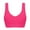Hot Pink, variant on Womens Wireless Seamless Bras Full Coverage Supportive Lounge Bra Push Up Plus Size Sports Bra Comfortable Tshirt Bras