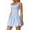 Light Blue, variant on Womens Bubble Tennis Dress Squre Neck Sleeveless Workout Golf Athletic Dresses Build in Shorts with Pockets Light Blue M