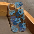 thumbnail image 3 of Funda de airbag antigolpes con diseño de flores para iPhone 16, 15, 14, 7, 8 Plus, X, XR, 13, 12 Pro Max, mini, funda de silicona suave transparente, 3 of 5