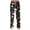 Wine, variant on Halloween Pajama Pants Women's Drawstring Lounge Bottoms, Cute Ghost & Pumpkin Print Loose Fit Sleepwear Trousers, Soft Elastic Waist Leggings, 1 Pc Black L