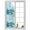 Green, variant on Turquoise Turtle Window Privacy Film, Farmhouse Coastal Starfish Seaweeds Static Cling UV Sun Blocking Heat Control Window Tint Day and Night, Non-Adhesive One Way Windows Privacy Cover 17.7''x78.7''