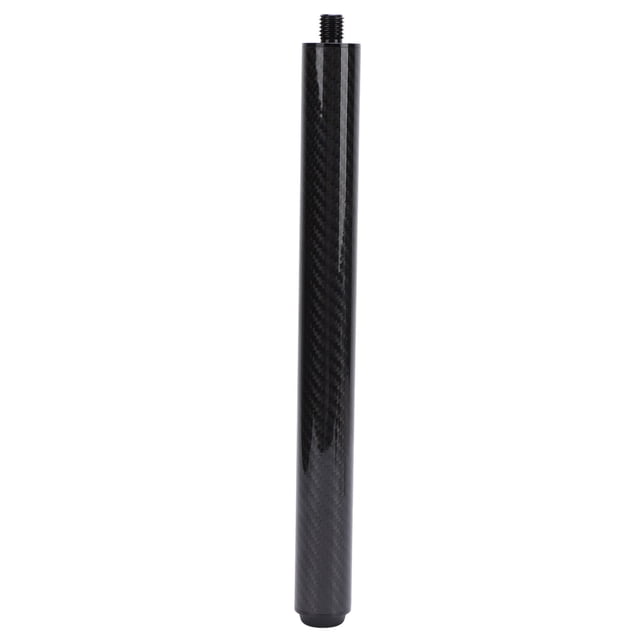 Extension de Queue de Billard, Rallonge de Queue de Billard 12 Pouces Fibre de Carbone Résistante à l'Usure pour Divertissement Quotidien