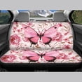 thumbnail image 6 of Pzuqiu Roses Car Seat Covers 3 Pieces, Front and Rear Seat Cover Set Polyester Full Set Anti-Slip for Truck Trucks Cars, 6 of 10