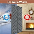 thumbnail image 6 of KQJQS Magnetic Heat Protection Curtain for Doors - Noise Reduction, Automatic Closing - Foldable Screen Door, Thermal Insulation, Windproof, 6 of 6