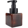 thumbnail image 1 of Foamer Pump Bottles 8oz, Empty Plastic Refillable Foaming Bottle Container for Shower Gel Hand Soap Disperser- Brown, 250ml, 1 of 6