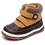 Blikcon Boys Boots Toddler Boys Fall Winter Boots Outdoor with Hook and Loop (Toddler/Little Kid)