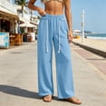 thumbnail image 6 of Sweatpants for Women Ihhxva Women's Casual with Pockets Elastic Waist Joggers, Loose Fit, Soft Cotton , Lounge, Workout, Daily Wear, Tapered Leg, Black, Grey S-3XL, 6 of 9