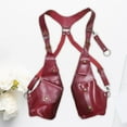 thumbnail image 6 of yuksok Hidden Underarm Shoulder Bag Shoulder Pouch for Outdoor Sports Cosplay Party Red, 6 of 9