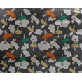 thumbnail image 4 of oneOone Georgette Viscose Gray Fabric Cloud & Bird Cartoon Sewing Fabric By The Yard Printed Diy Clothing Sewing Supplies 42 Inch Wide, 4 of 4