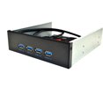thumbnail image 4 of Hub USB Del Panel Frontal 4 Puertos USB 3.0 De 19 Pines A 4 Interfaces Para Computadora PC Hugo Panel frontal USB, 4 of 7